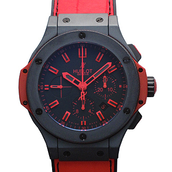 HUBLOT ウブロ ビッグバン コピー 301.CI.1130.GR.ABR10 オールブラックレッド クロノグラフ